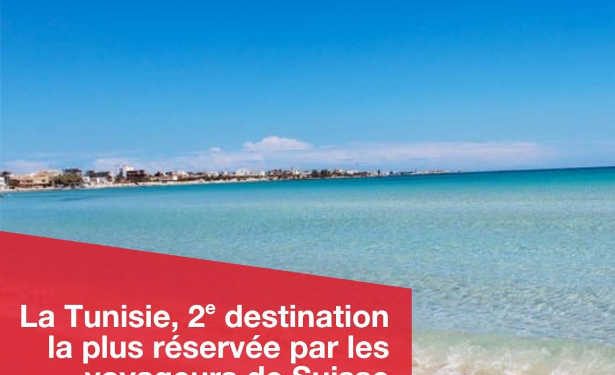 La Tunisie, 2ᵉ destination la plus réservée par les voyageurs de Suisse romande pour l’été