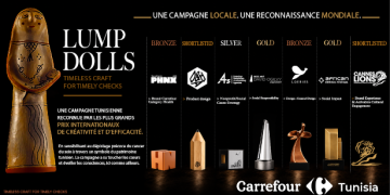 LumpDolls : la campagne de Carrefour Tunisie finaliste aux D&AD Awards et primée aux AdForum PHNX Awards