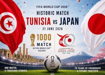 Tunisie – Japon : un match historique sous le signe de 70 ans de relations diplomatiques