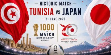 Tunisie – Japon : un match historique sous le signe de 70 ans de relations diplomatiques