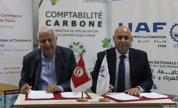 La CCIT et l’UAF signent une convention de partenariat pour la formation en Comptabilité Carbone