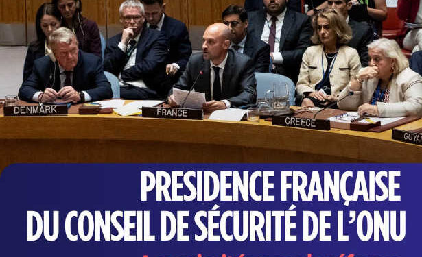 La France prend la présidence du Conseil de sécurité de l’ONU