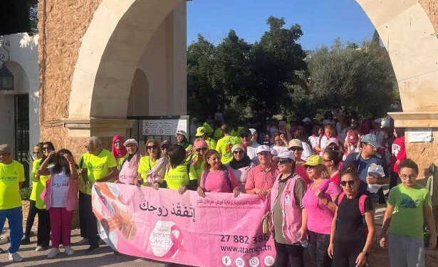 Marche Rose à Ennahli : mobilisés pour la prévention du cancer du sein
