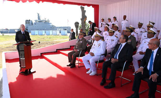 Bizerte : Kaïs Saïed inaugure un patrouilleur militaire 100 % tunisien
